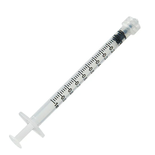 Sterile Syringes with Luer-Lock Disposable for Single Use (100/case)