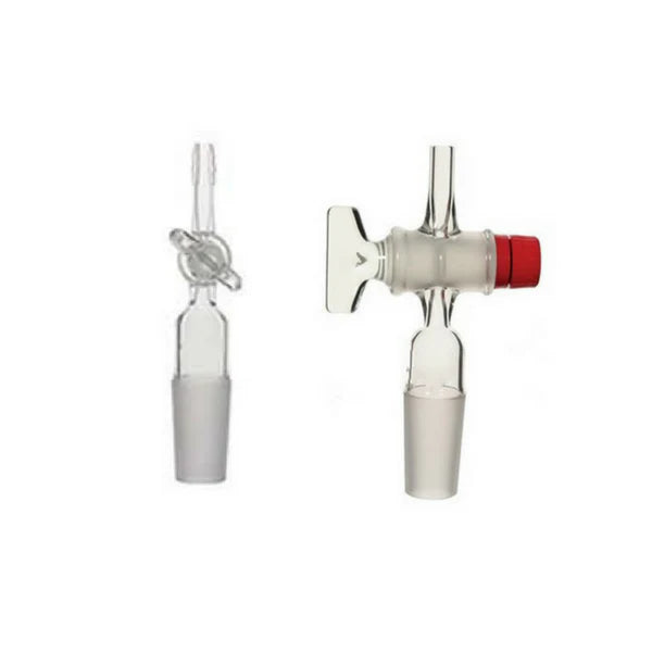 Cone Adapters Straight with Glass Stopcock Stopcock Adapter with Hose Connection