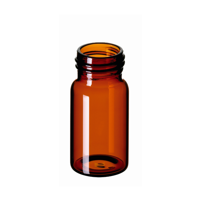 20mL Amber Glass Screw Vials with Caps, 1000 pk