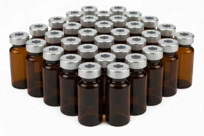 20mL Headspace Vial, 23x75mm, Flat Bottom 20mm Beveled Crimp Top (Case of 1000)